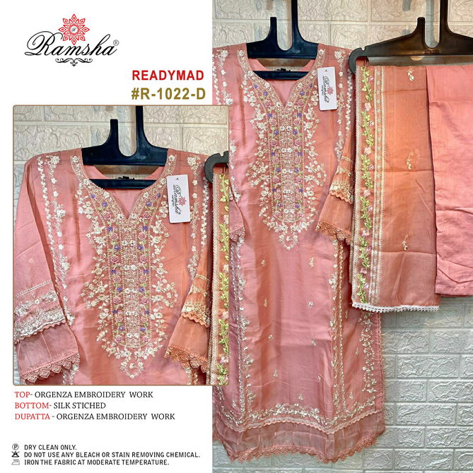 Ramsha R 1022 A To D Pakistani Readymade Catalog
